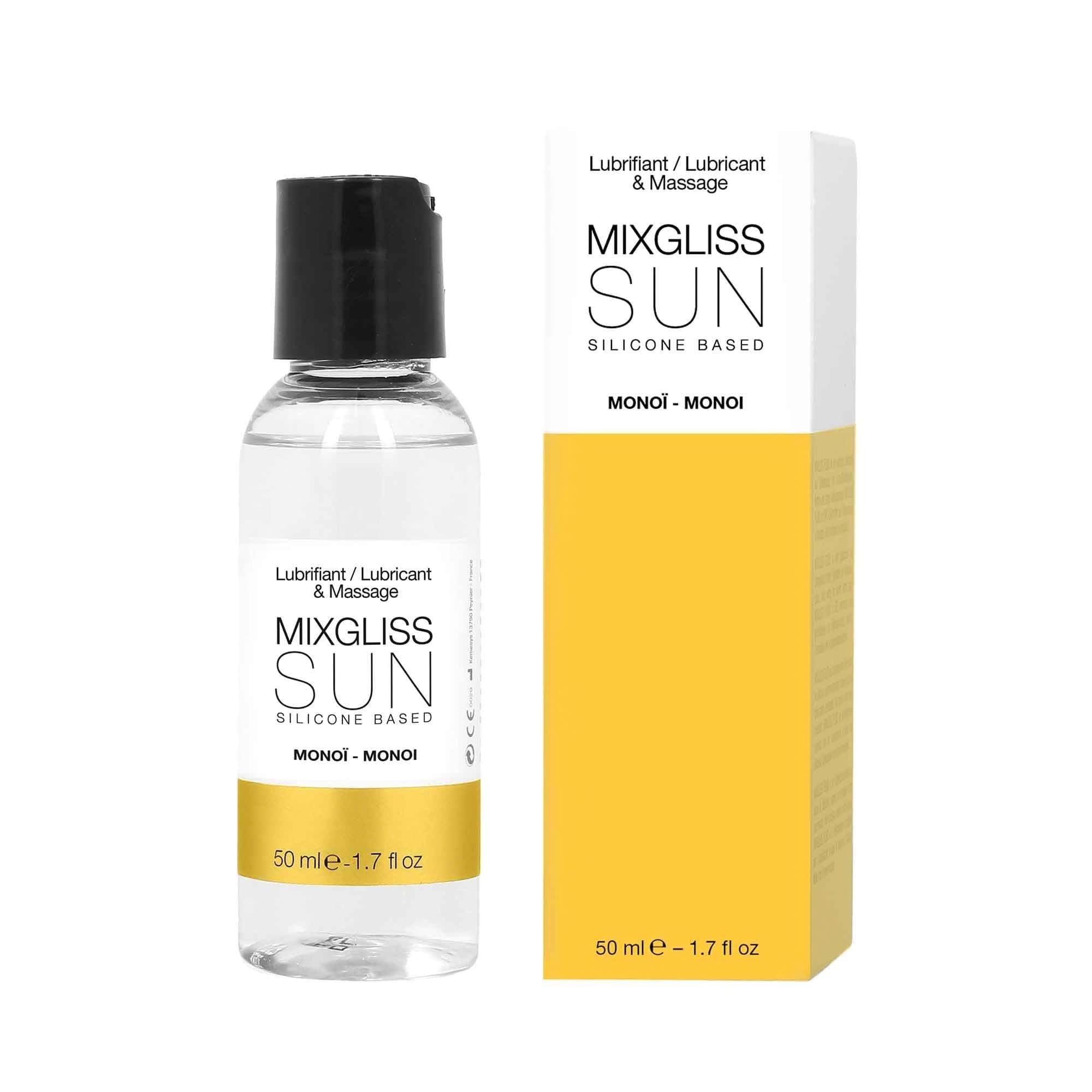 Mixgliss 1.6 oz Monoi Sun Silicone-Based Lubricant