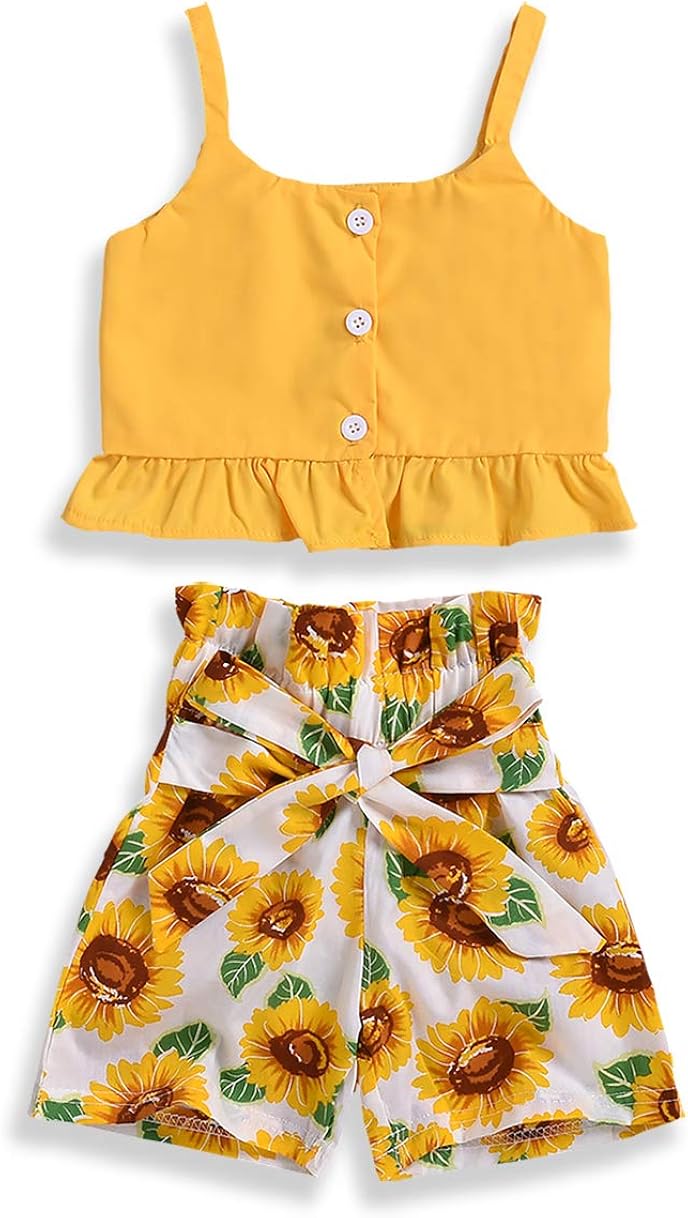 kids sunflower outfit