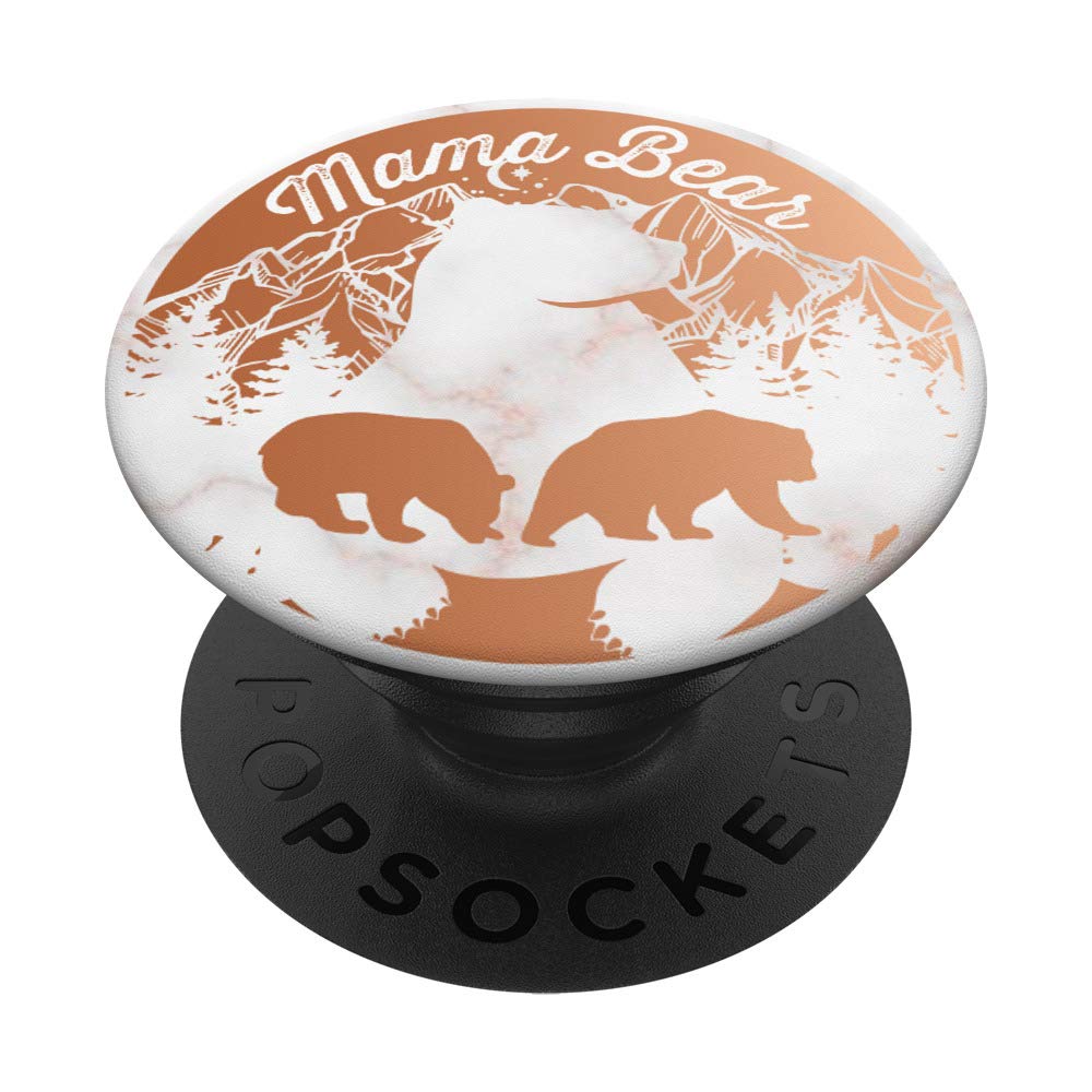 2 Kiddos - Mama Bear Phone Grip Gift PopSockets Swappable PopGrip
