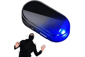 Solar Anti Theft Car Warning Light,LED Flashing Security Lamp | Simulated Alarm Anti-Theft LED Flashing Safety Security Light