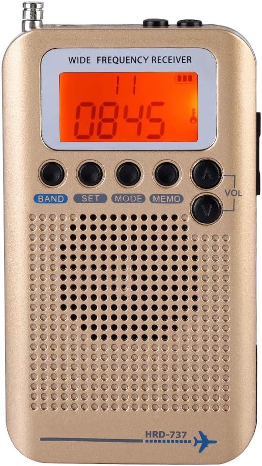 Air Band Radio Receiver AIR FM AM CB SW VHF Full Band Handheld Aircraft Digital