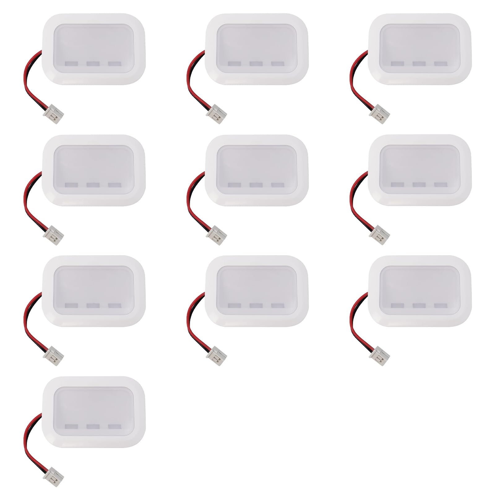 Photo 1 of 10pc W11483116 Refrigerator LED Light Compatible with Whirlpool KitchenAid Replacement 4961291 AP6990551 PS16221108 EAP16221108