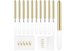 Lot de 10 lames à pointe fine de qualité supérieure - Compatible avec Cricut Maker 3, Maker, Explore 3/4, Explore Air 3/2/Air