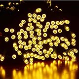 Dephen Twinkle LED Party Decorative String lights with 8 modes,22m 200 LEDs Plug-in Christmas Lights for Wedding Xmas Halloween Diwali Outdoor Indoor Decoration(Plug-in Warm White)