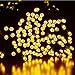 Dephen Twinkle LED Party Decorative String lights with 8 modes,22m 200 LEDs Plug-in Christmas Lights for Wedding Xmas Halloween Diwali Outdoor Indoor Decoration(Plug-in Warm White)