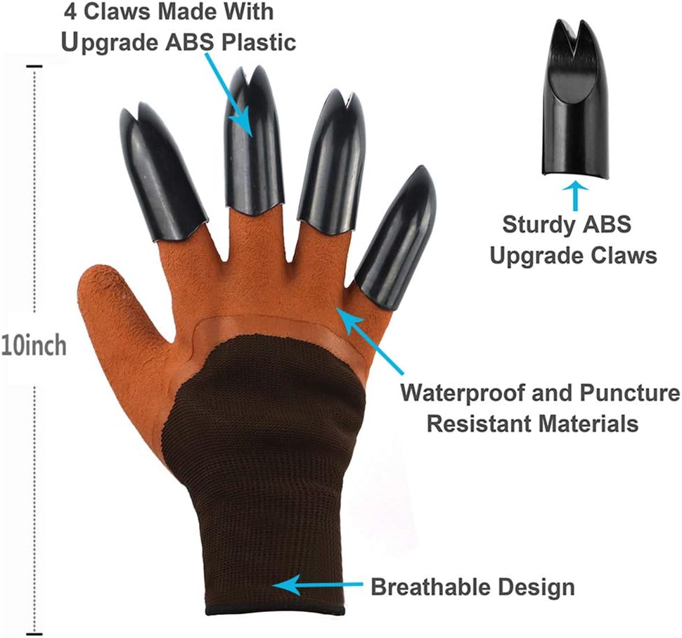 Gloves Protective Gear Green 2 Pairs Best Gardening Gifts For Women And Men Waterproof And Breathable Garden Gloves For Digging Planting Garden Claws Gloves 2019 Upgrade Patio Lawn Garden Samel Com Br