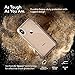 Caseology Skyfall for iPhone Xs Max Case (2018) - Clear Back & Slim Fit - Gold