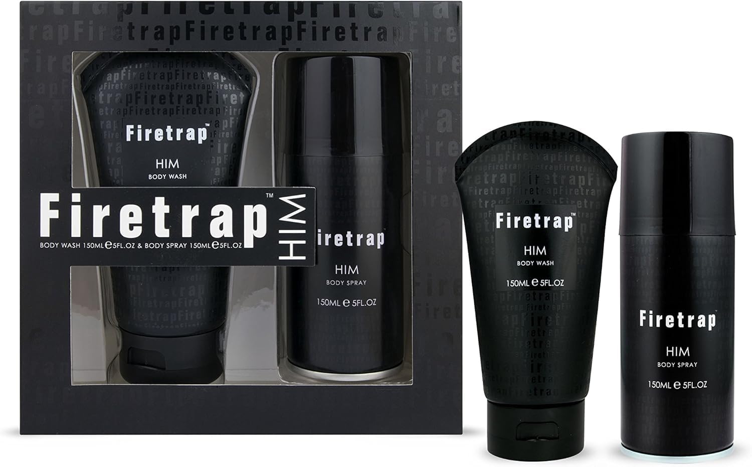 FIRETRAP Body Wash and Spray Duo Set, 150 ml