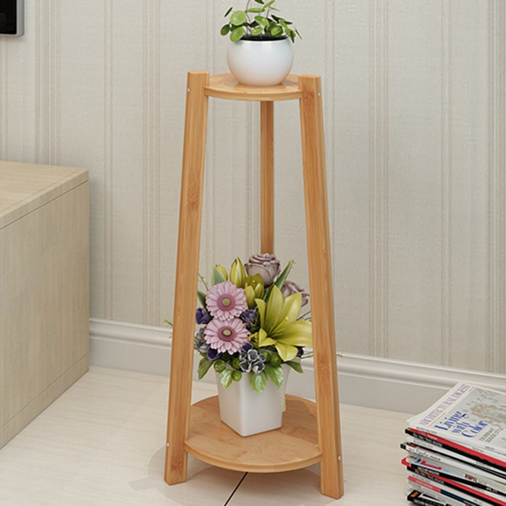 LVZAIXI Flower Rack Multi-Funktions Bambus Multi-dimensionale Original