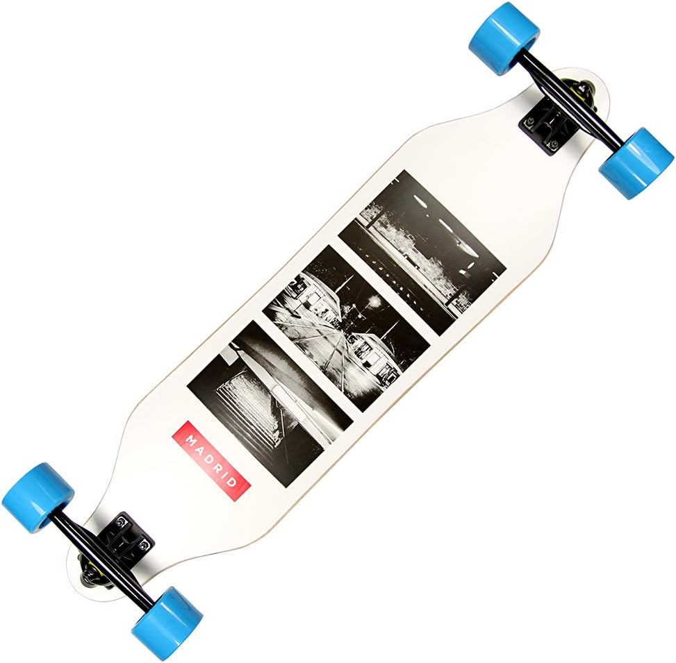 Madrid Skateboards Unisex's Weezer Free Ride Longboard-Photo Graphic, 36-Inch
