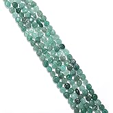 BEADIA Irregular Natural Green Aventurine Jade Stone Loose Semi Gemstone Beads for Jewelry Making 7-10mm 38cm
