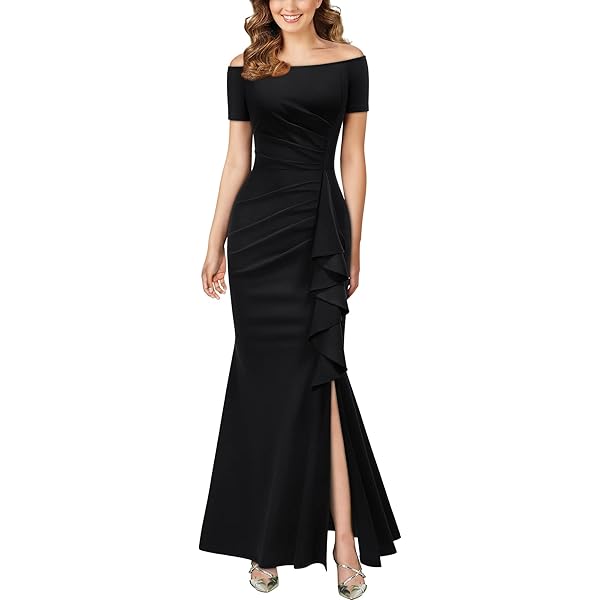 woosea women's split bodycon mermaid evening cocktail long dress Amazon.com: WOOSEA Women's High Neck Split Bodycon Mermaid Evening Cocktail Long Dress Green : Clothing, Shoes & Jewelry