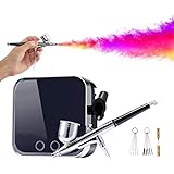 Fantexy Multi-Purpose Airbrush kit with Compressor, Portable Mini Air Compressor Gravity Feed Airbrush Set for Makeup,Cake De