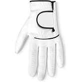Amazon Basics All-Weather Golf Gloves for Men, Right Hand &amp; Left Hand Options, Medium, Medium-Large &amp; Large