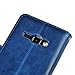 UrSpeedtekLive J3 (2016) Case, Galaxy Express Prime/Amp Prime Case, Luxury PU Leather Wallet Case Cover w/Strap Card Slots Flip Magnetic Closer & Kickstand for Samsung Galaxy J3 (2016) - Dark Blue