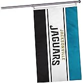 FOCO Jacksonville Jaguars NFL Horizontal Flag