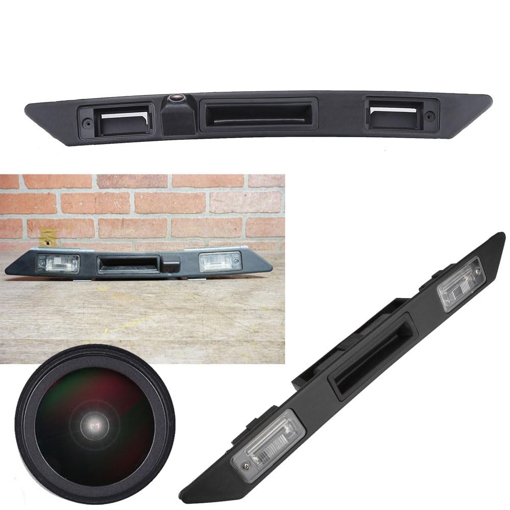 Super HD Trunk Handle Camera Night Vision Reversing Camera fit for Audi A3 8V 8P 8P1 8PA S3 V6 Allroad Sportback/A4/S5 Quattro/A4 Limo B6 8E2 8E5 sedan/A4 B6 B7 8EC Avant/A6/S6 Models/Q7 4L GTI V6 V8
