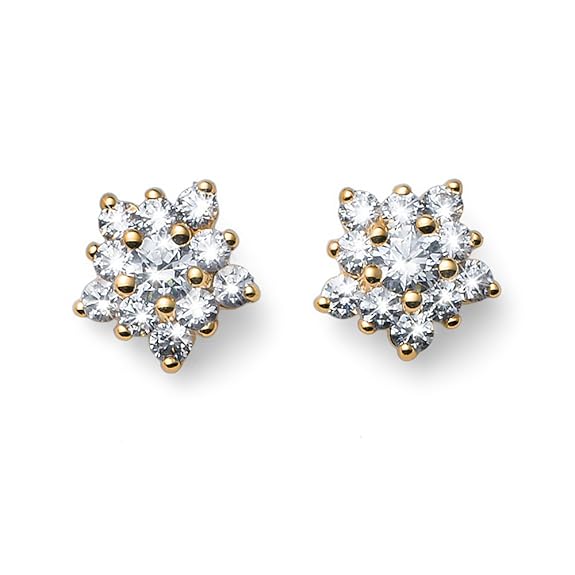 Oliver Weber Ohrstecker Subtle 925 AG vergoldet/rhodiniert with Crystals from Swarovski Ohrringe für Damen