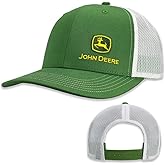 John Deere Green White Mesh Moline 112 Fit Cap Embroidered Side Logo Hat
