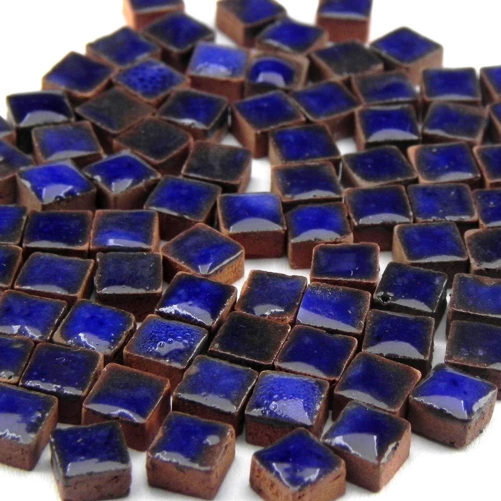 RB01 Mini Mosaic 5 mm Ceramic 500 Pieces Steel Blue
