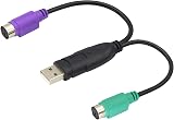 zdyCGTime USB to Dual PS2 Female Converter Y Splitter Cable Keyboard Mouse view 7