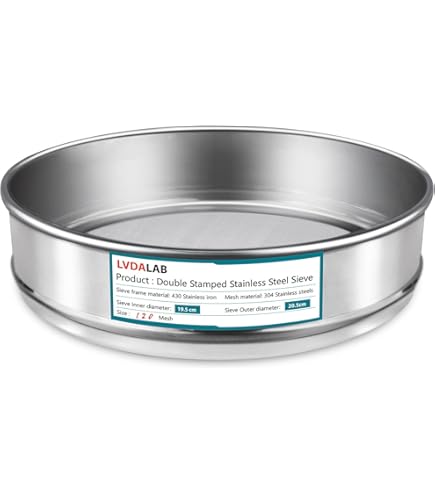 8in Sieve, All Stainless, Full-Height, No.4: Science Lab