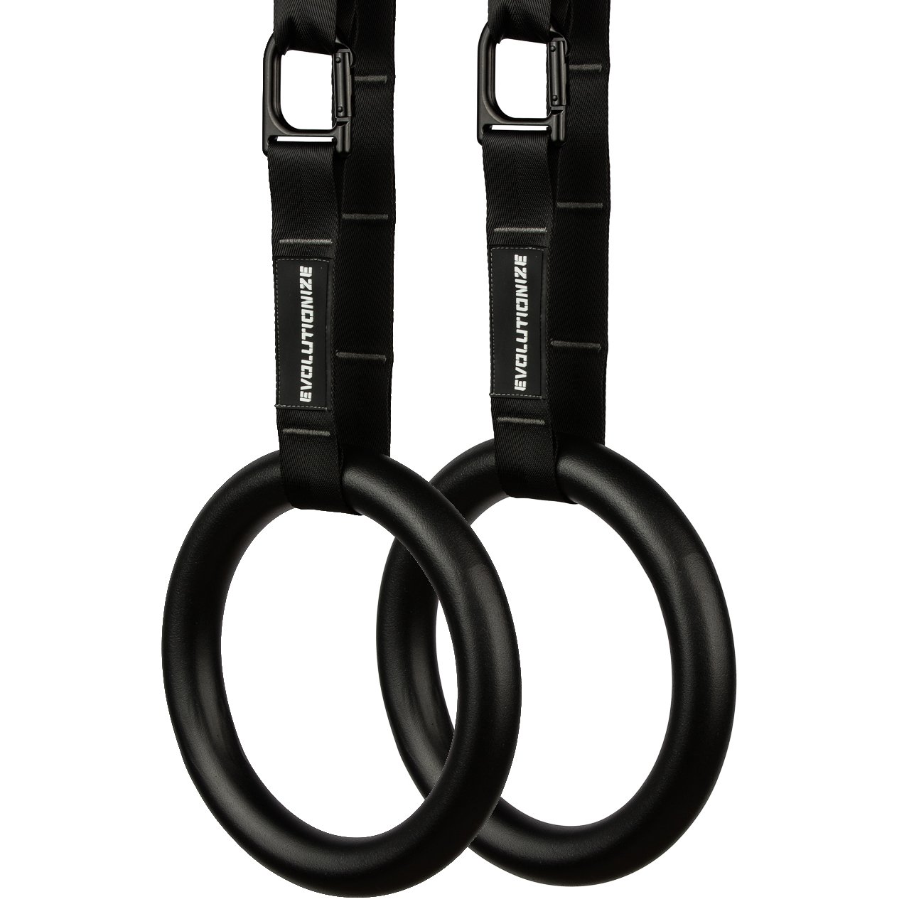 Evolutionize Power Gymnastic Rings (Rings + Competition Straps) Quick