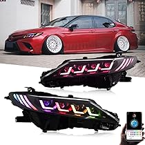 T T-ABC Mods Tail Lights for Toyota Camry 8th Gen 2018-2024 Full