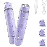 Bikini Trimmer for Women, 2-in-1 Electric Razor & Pubic Hair Trimmer, IPX6 Waterproof Bikini Shaver with 0.1-4 mm Combs, USB Charge, Painless Razors for Women Legs Underarms Face (Lalic)
