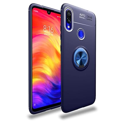 LAGUI Hülle, für Xiaomi Redmi Note 7/ Note 7 Pro, Ultradünne Weiche Silikon Magnetischen Autohalterungen Spezielle Handyhülle