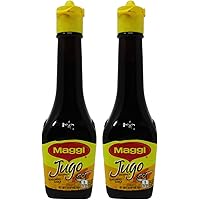 Jugo Maggi Seasoning Sauces Lot Of Two 3.38 oz Each Glass Bottles Sealed