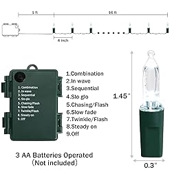 KOUQIYA Battery Operated Christmas Lights 2
