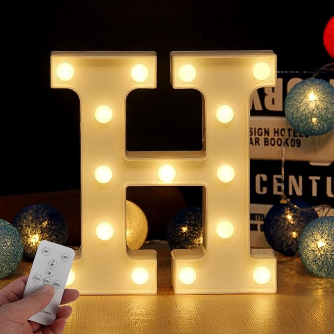 Light Up Letters Battery Operated, Led Marquee Letters Lights 26