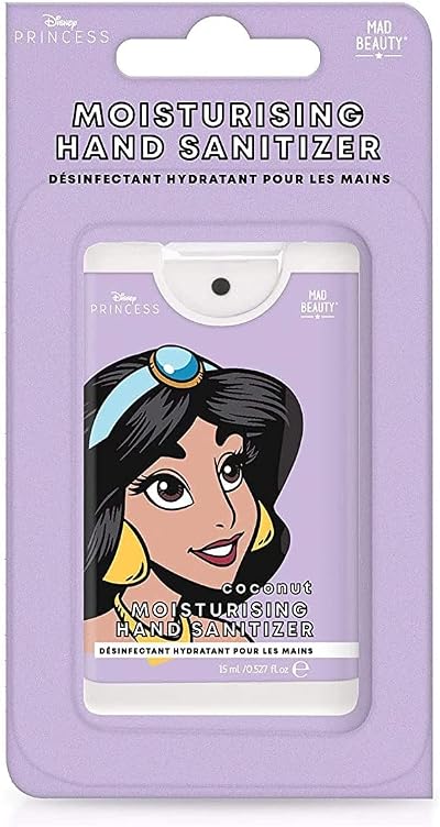 MAD Beauty Disney Jasmine Pop Princess Hand Moisturiser Sanitiser Hydrating
