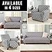 Home Fashion Designs Printed Twill Arm Chair Slipcover. One Piece Stretch Chair Cover. Strapless Arm Chair Cover for Living Room. Brenna Collection Slipcover. (Chair, Charcoal)