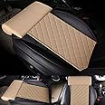 YNITJH Car Leather Cushion Knee Pad Thigh Support Pillow,Car seat Leg Extender Cushion,Long-Distance Driving Artifact,for Cars Buses Trains Office Home,Beige