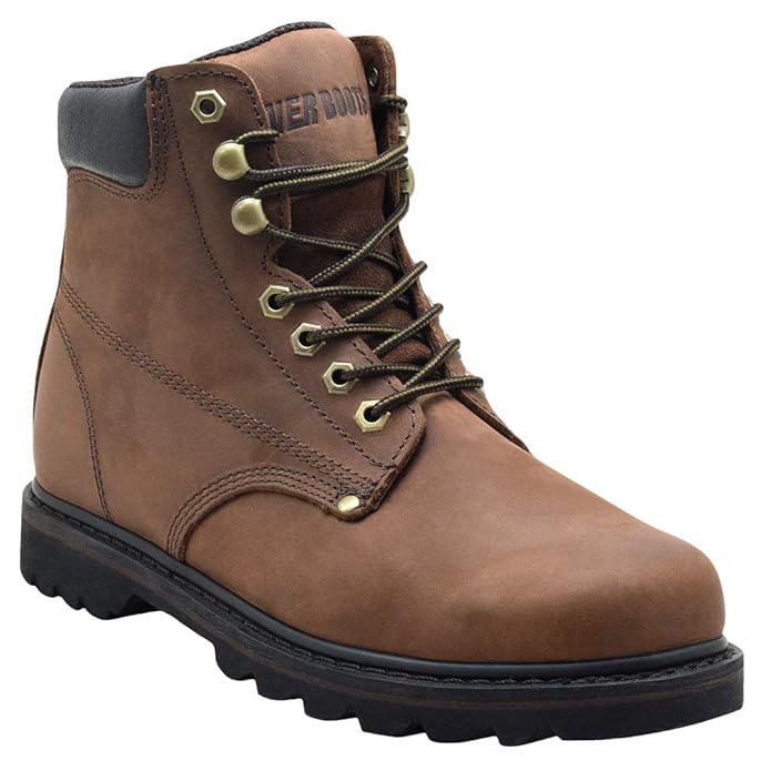 EVER BOOTS "Tank" Men's Soft Toe Oil Full Grain Leather Insulated Work