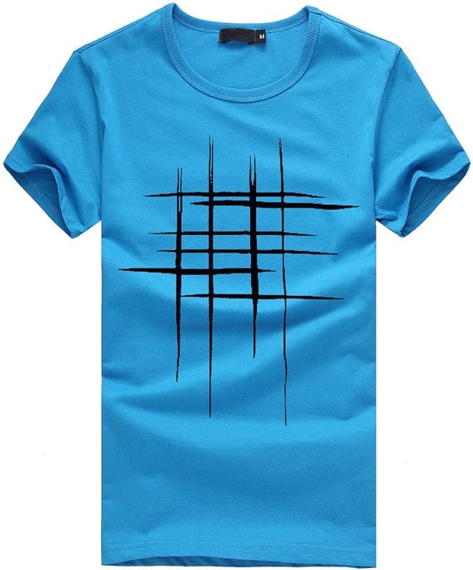 Classics Herren TShirt Tee Einfach Kurzarm Geschnittenes Shirt für Männer bis Größe 3XL,Men