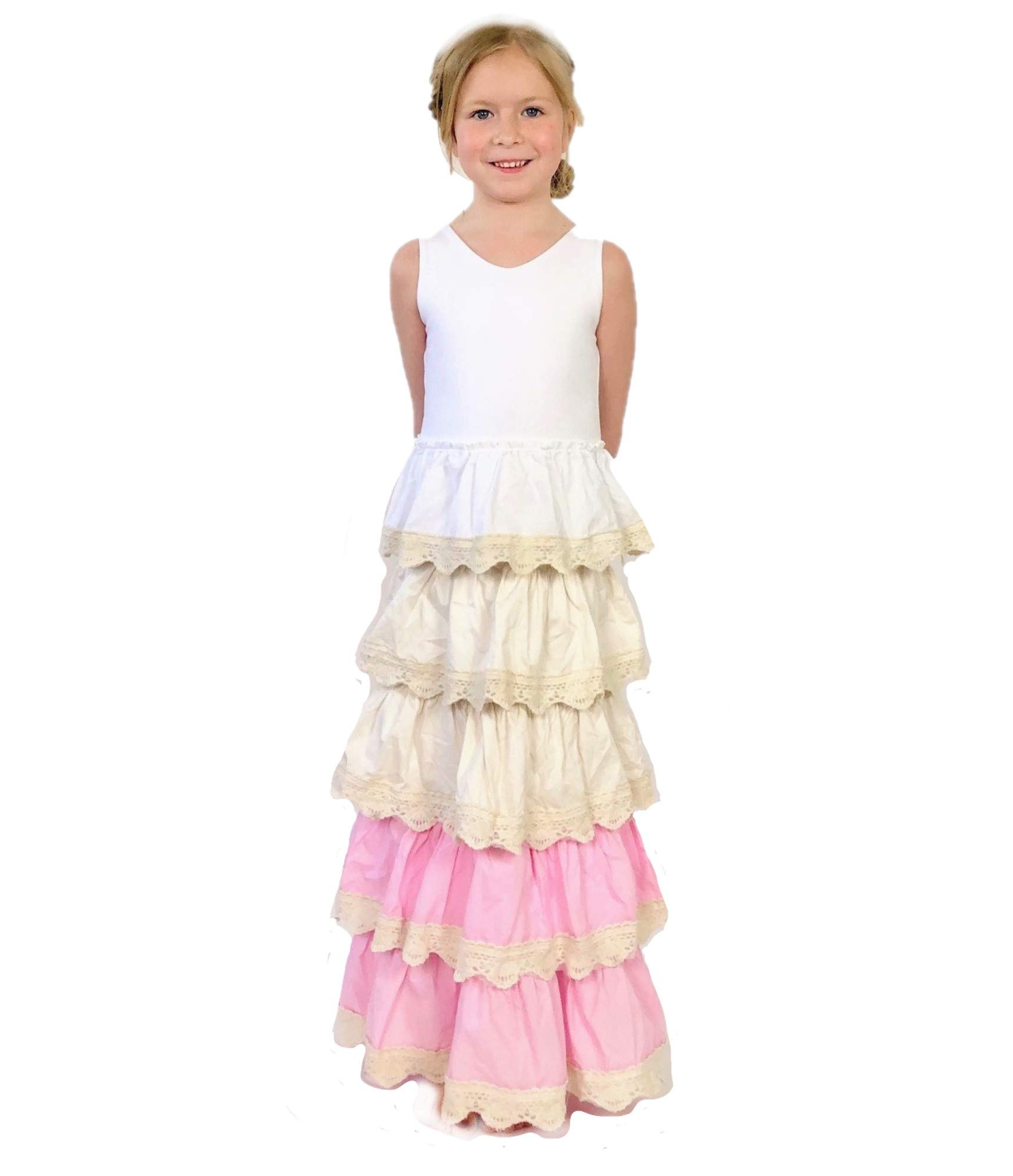 Jennifer And June Tiered Cake Ruffle Toddler Maxi Dress Sizes | Desertcart  Fiji