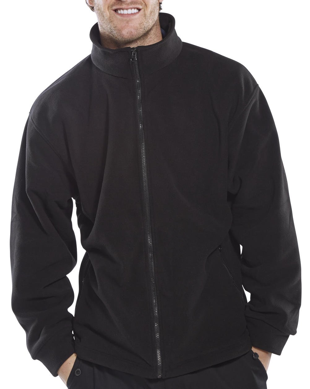 STANDARD FLEECE JACKET BLACK XXXXL