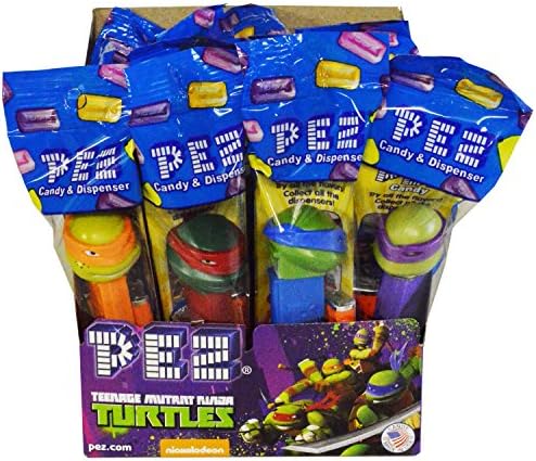 Pez Teenage Mutant Ninja Turtles TMNT Candy Dispenser Pack of 12