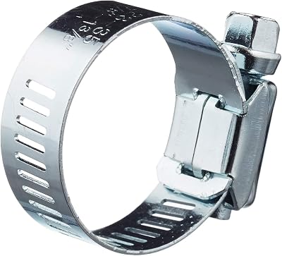 Merriway Jubilee Pipe Hose Clip Clamp 25-35mm Mild Steel 2 Pcs Grey BH03447