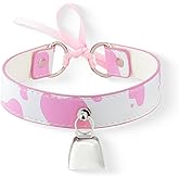 paloli Basic Cow Print Bell Collar Choker Necklace for women