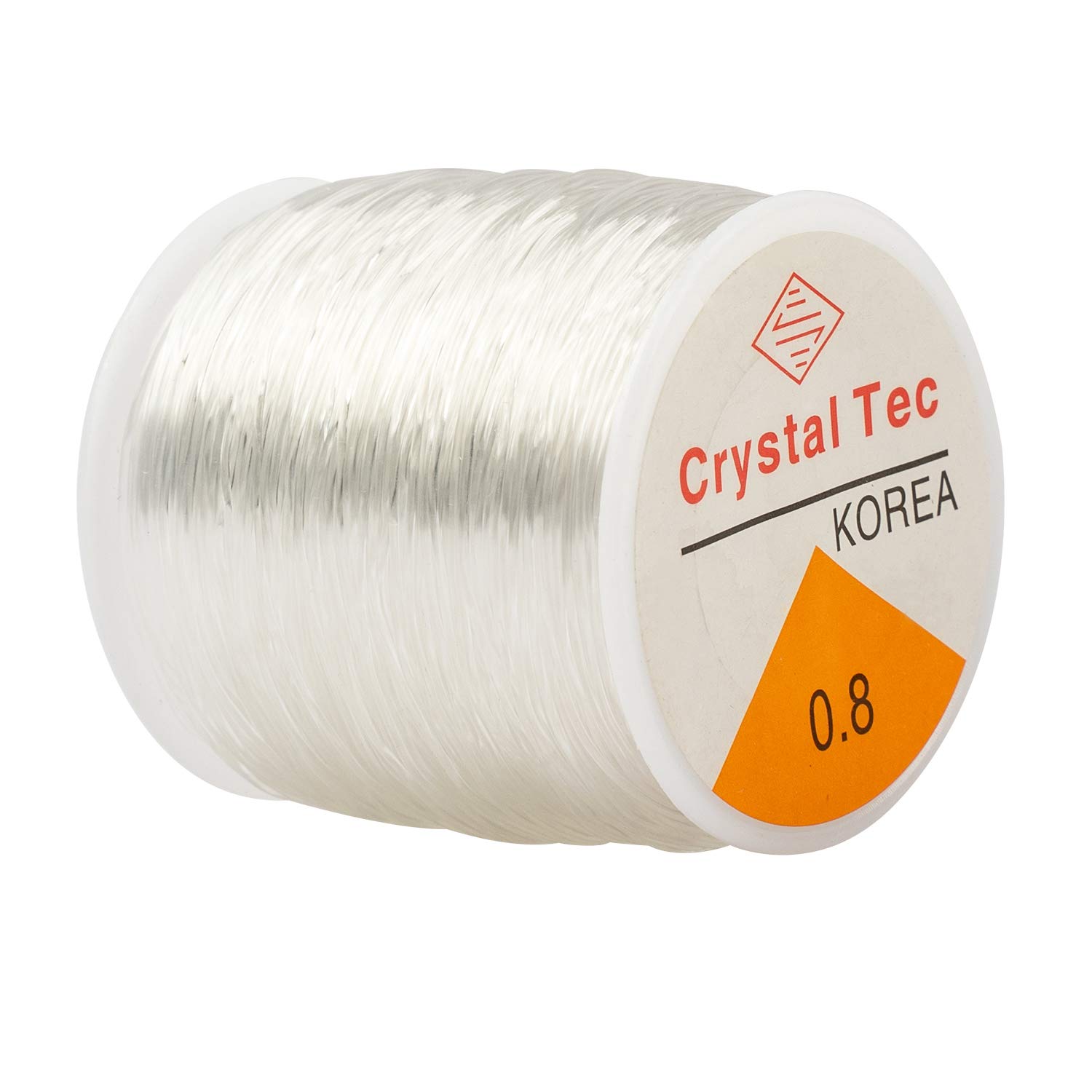 393FT Crystal String, Elastic String, Clear White Stretchy