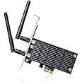TP-Link AC1300 PCIe WiFi PCIe Card(Archer T6E)- 2.4G/5G Dual Band Wireless PCI Express Adapter, Low Profile, Long Range, Heat Sink Technology, Supports Windows 10/8.1/8/7/XP