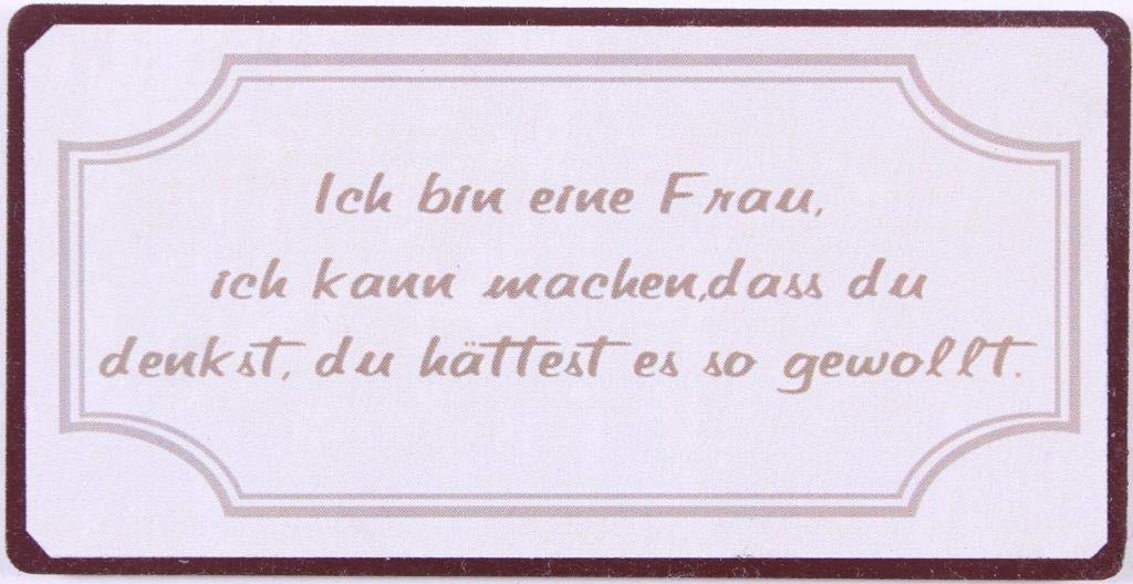 Decorative Fridge Magnet for Home Ich bin eine frau ich kann machen dass… 5cm x 10cm