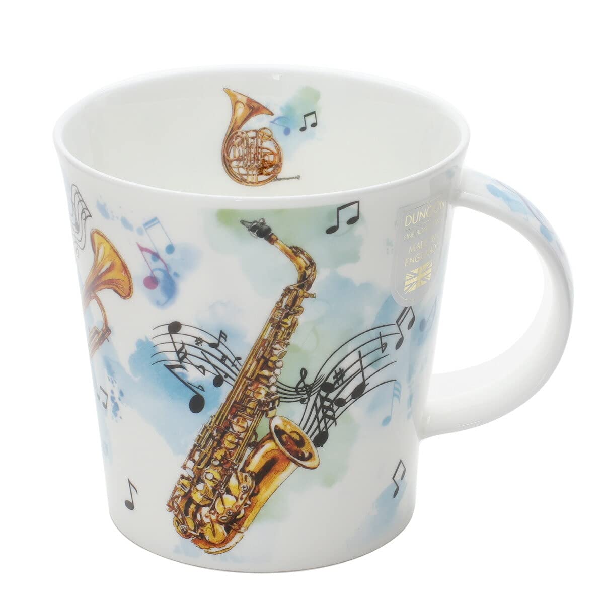 CA-MAKM-SA Saxophone Making Music Bone China Mug - Cairngorm Shape 0.48l
