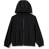 Amazon Essentials Boys' Active Performance Stretch Woven Full-Zip Athletic Hoodie Jacket