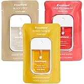 Touchland Hydrating Hand Sanitizer Spray, TROPICAL Trio Set (Mango Passion, Beach Coco, Watermelon), 1 FL. OZ. Travel Size Power Mist Sprays (Set of 3)