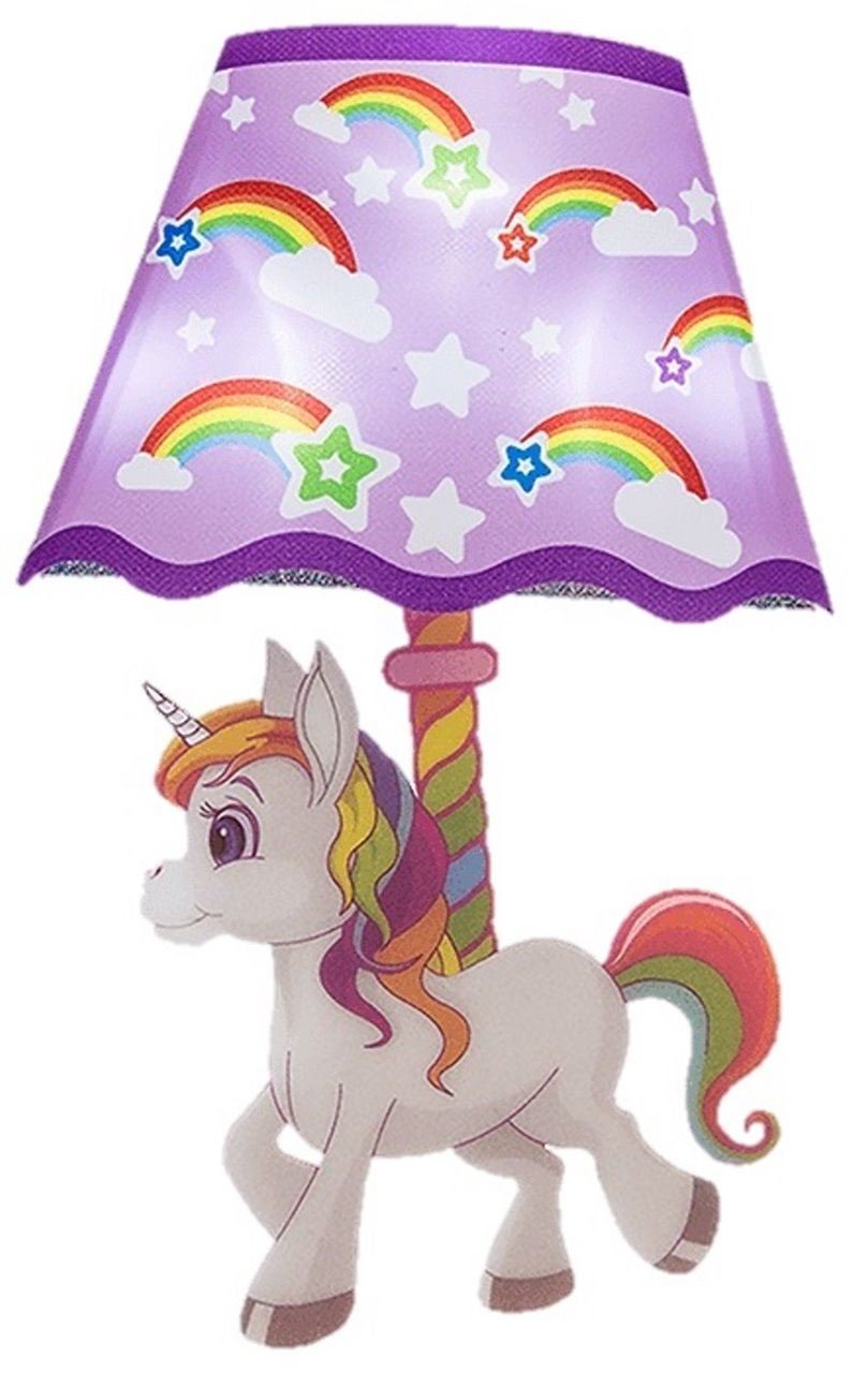 OOTB Out Of The Blue Plastic Wall Sticker With LED - Unicorn Lamp